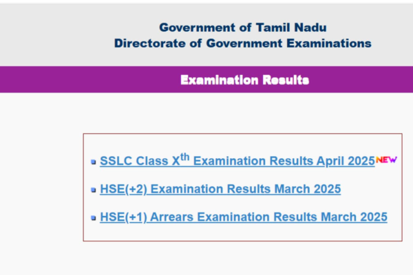 TN SSLC, HSE +1 result 2025: Class 11 result DECLARED, scorecard at tnresults.nic.in