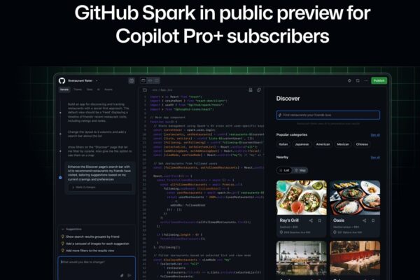 GitHub’s new Spark AI can turn your ideas into apps, no coding needed