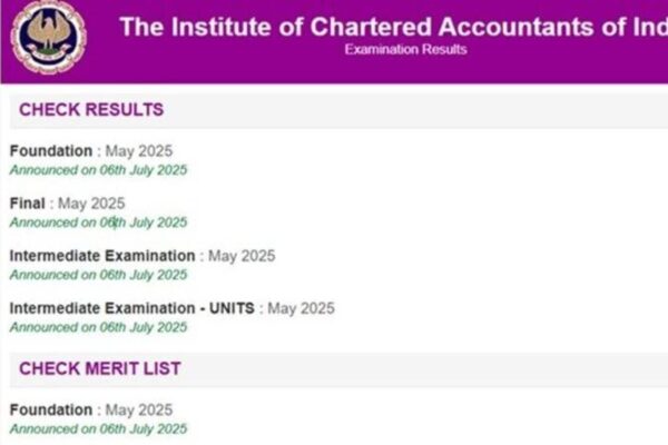 ICAI CA May Results 2025: CA Foundation, Intermediate, Final exam results OUT; Topper Rajan Kabra scores AIR 1 in Final